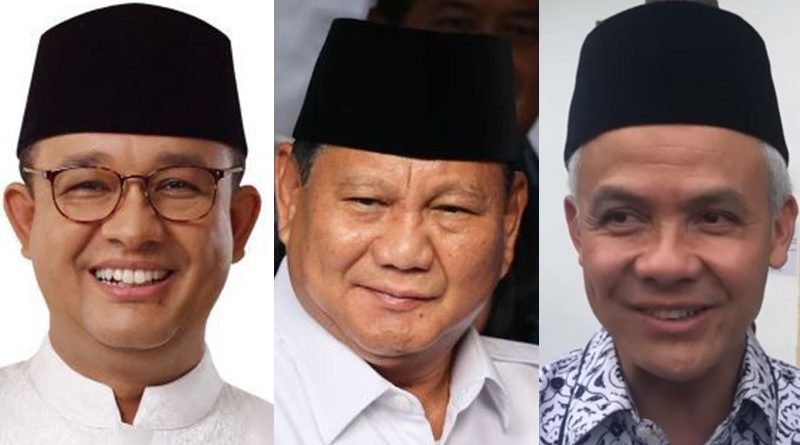 Survei LSI Denny JA: Prabowo-Gibran 39,3%, Ganjar-Mahfud 36,9%, AMIN 15%
